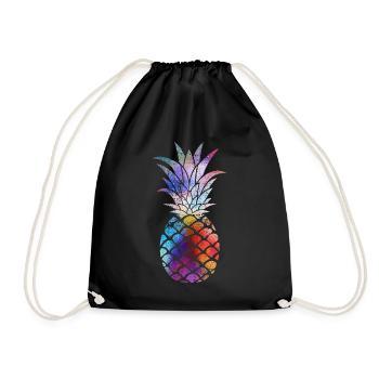 Résumé d'ananas - Sac de sport léger - noir - Devant