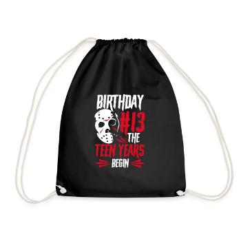 Teenage Halloween - Drawstring Bag - black - Front