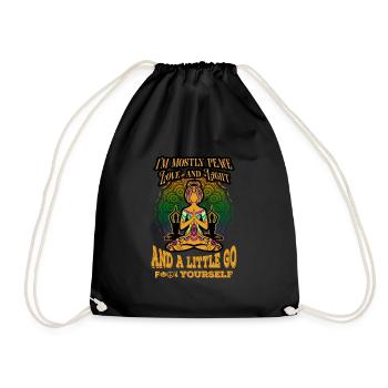 Yoga - Sac de sport léger - noir - Devant
