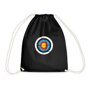 archer - Drawstring Bag - black - Front