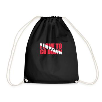 Diver Diver Diving Scuba Diving Gift - Sac de sport léger - noir - Devant