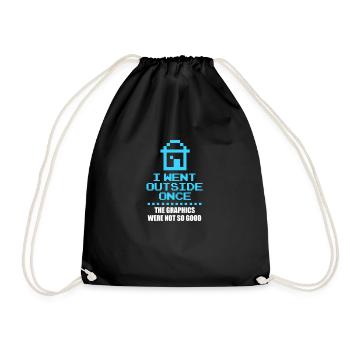 Gamer - Drawstring Bag - black - Front