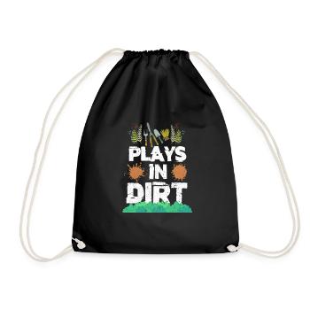 Jardinage - Sac de sport léger - noir - Devant