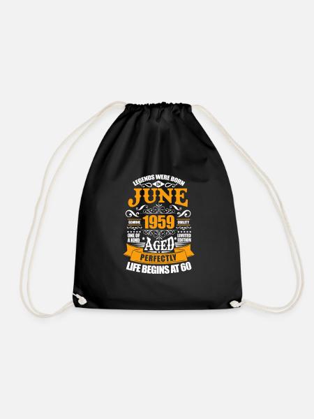 Juin 1959 - Sac de sport léger - noir