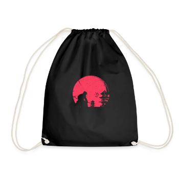 Aikido - Turnbeutel - Schwarz - Vorne
