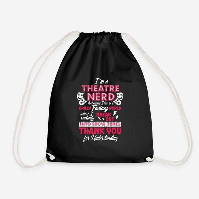 Theatre - Drawstring Bag - black