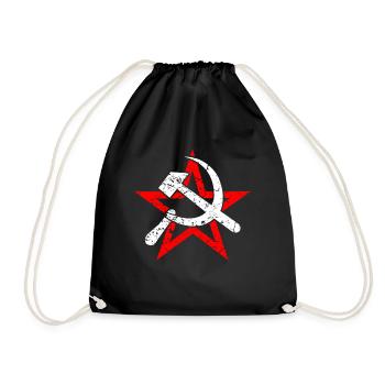Faunius marteau Union soviétique Communisme - Sac de sport léger - noir - Devant