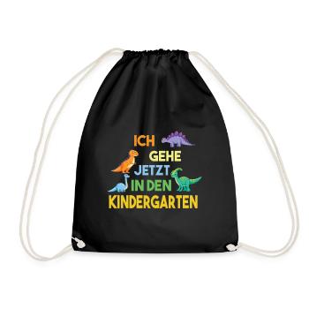 Der Kindergarten - Turnbeutel - Schwarz - Vorne