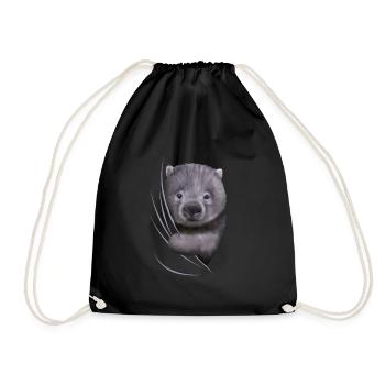 Cadeau d'amant de Wombat Wombats Wombat - Sac de sport léger - noir - Devant
