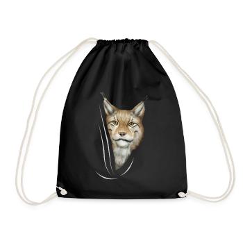 Cadeau d'amant de lynx lynx lynx - Sac de sport léger - noir - Devant