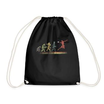 Handball Evolution T-Shirt handball players - Drawstring Bag - black - Front