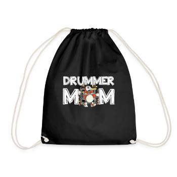 Batteur Maman Cadeau Fête des Mères Batteur Maman - Sac de sport léger - noir - Devant