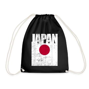 Drapeau du Japon - Sac de sport léger - noir - Devant