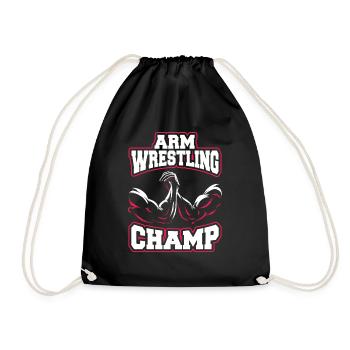 ARM WRESTLING CHAMP - Sac de sport léger - noir - Devant