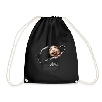 Cochon d'Inde surprise Wheek Wheek - Sac de sport léger - noir - Devant