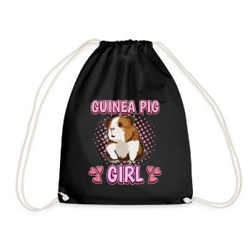 Cobaye Guinée Pig Girl - Sac de sport léger - noir - Devant