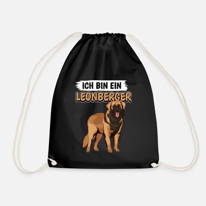 Leonberger Ich bin ein Leonberger - Turnbeutel - Schwarz