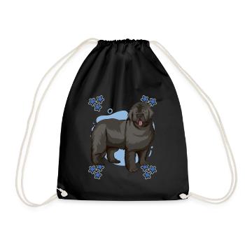 Terre-Neuve Newfoundland Blue Design - Sac de sport léger - noir - Devant