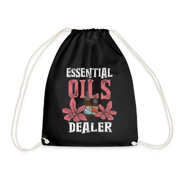 Ätherische Öle Fan Essential Oils Dealer - Drawstring Bag - black - Front