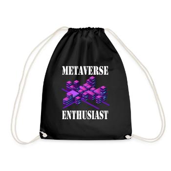 Metaverse Passionné de Réalité Virtuelle - Sac de sport léger - noir - Devant