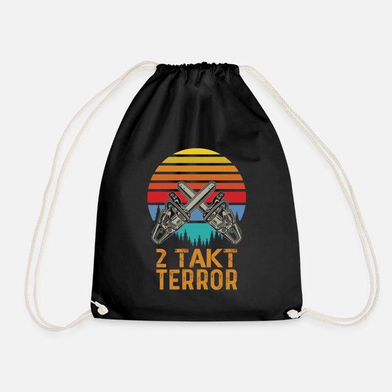 2 TAKT TERROR - Turnbeutel - Schwarz