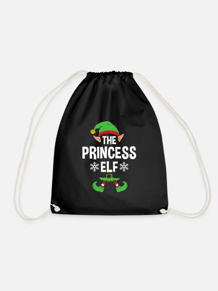 Group Matching Family Christmas Gift Elf - Turnbeutel - Schwarz