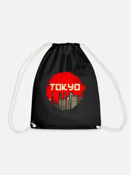 Tokio Japan - Turnbeutel - Schwarz