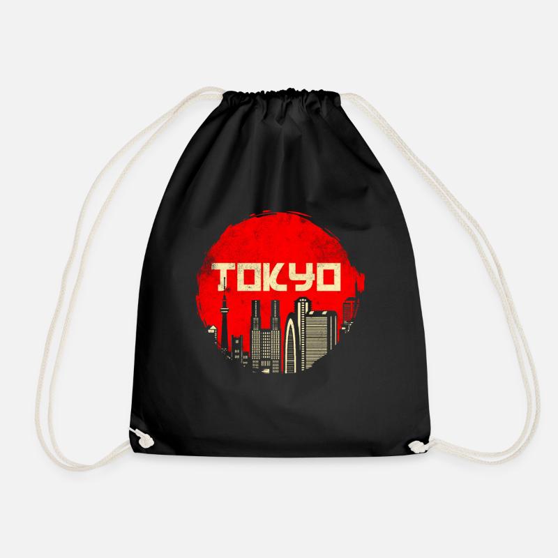 Tokio Japan - Turnbeutel - Schwarz