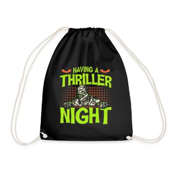 Horreur Halloween Thriller Nuit Maman Creepy - Sac de sport léger - noir - Devant