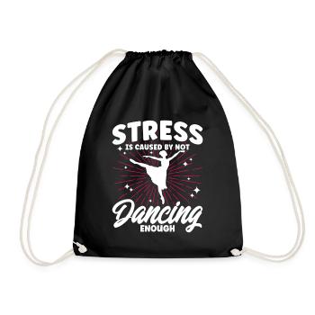 Ballerina Ballet Dance Ballet Dance Gift - Drawstring Bag - black - Front