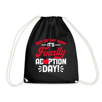 Adoption Adoption of children Foster parents - Drawstring Bag - black - Front