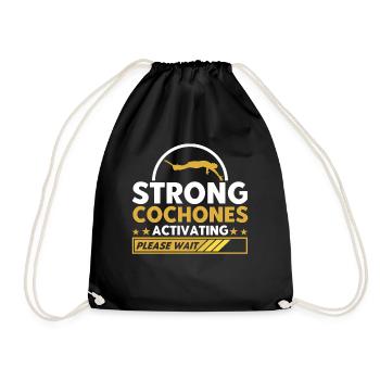 Bungee Jumping Bungee Jumping Extreme Sports Gift - Drawstring Bag - black - Front