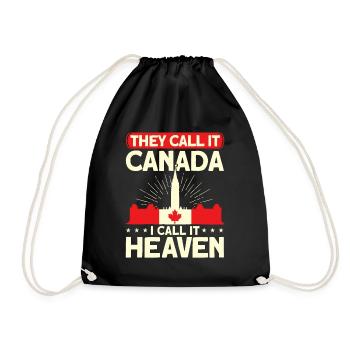 Cadeaux des Fêtes de Racines canadiennes Canada - Sac de sport léger - noir - Devant