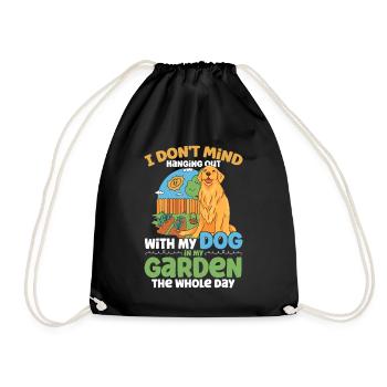 Hobby Gardener Chiens Jardinage Cadeau - Sac de sport léger - noir - Devant