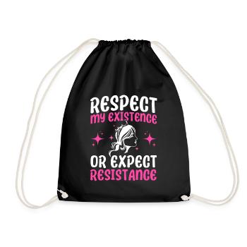 Women's rights Empowerment Feminist - Drawstring Bag - black - Front