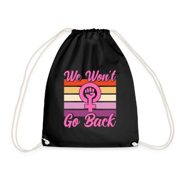 Égalité des sexes Feminism Rec - Sac de sport léger - noir - Devant