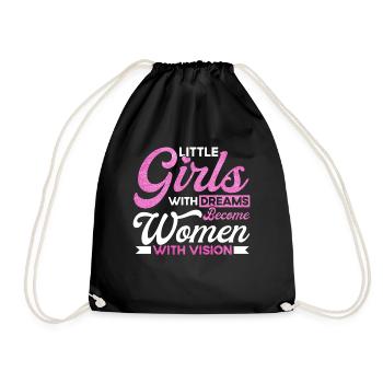 Égalité féministe des genres F - Sac de sport léger - noir - Devant
