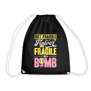 Gender equality Gender equality - Drawstring Bag - black - Front