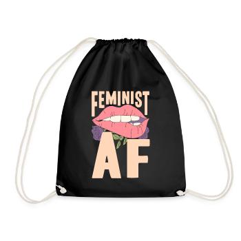 Égalité féministe des genres F - Sac de sport léger - noir - Devant