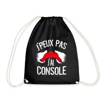 J'Peux Pas J'ai Console cadeau Gamer - Sac de sport léger - noir - Devant