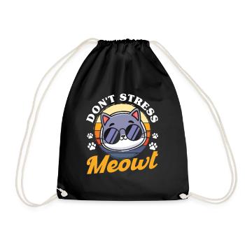 Proverbes de chat Chats Amants Chats Parents - Sac de sport léger - noir - Devant