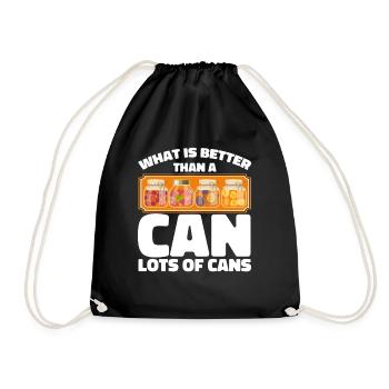 Quoi de mieux qu’un cadeau de mise en conserve - Sac de sport léger - noir - Devant