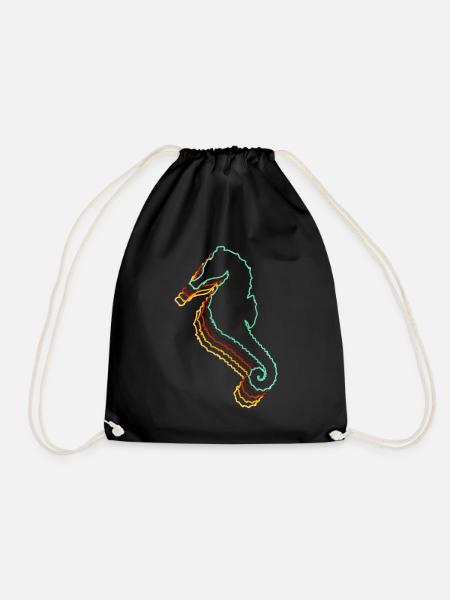 Hippocampe - Sac de sport léger - noir