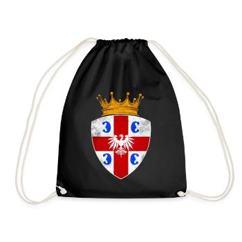 Armoiries de la Serbie - Sac de sport léger - noir - Devant