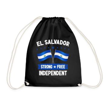 El Salvador - Drawstring Bag - black - Front
