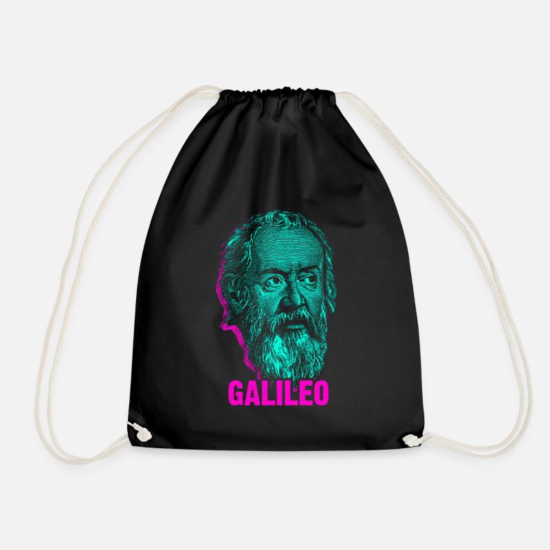 Galileo Galilei - Turnbeutel - Schwarz