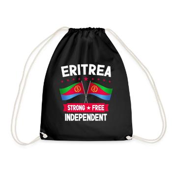 Eritrea - Turnbeutel - Schwarz - Vorne