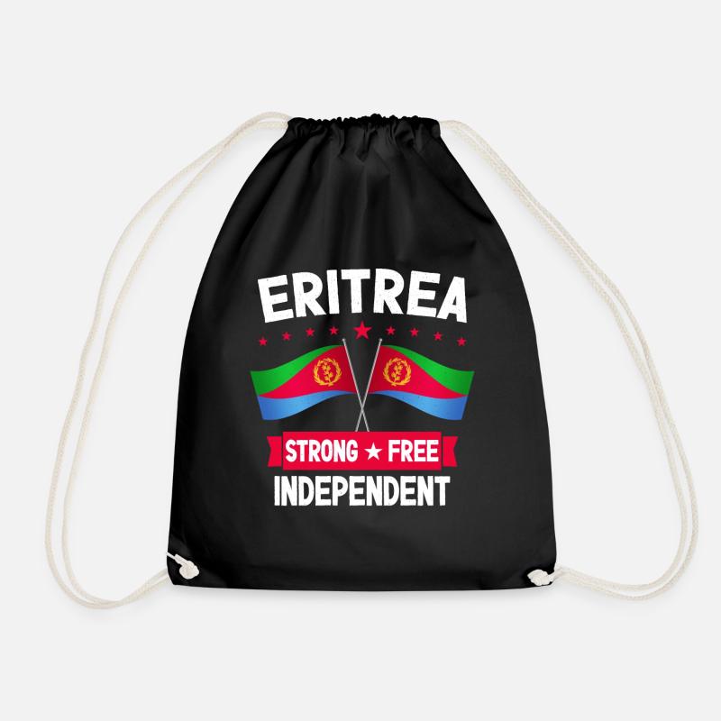 Eritrea - Turnbeutel - Schwarz