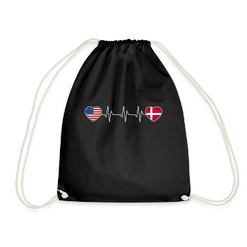 Danemark - Sac de sport léger - noir - Devant