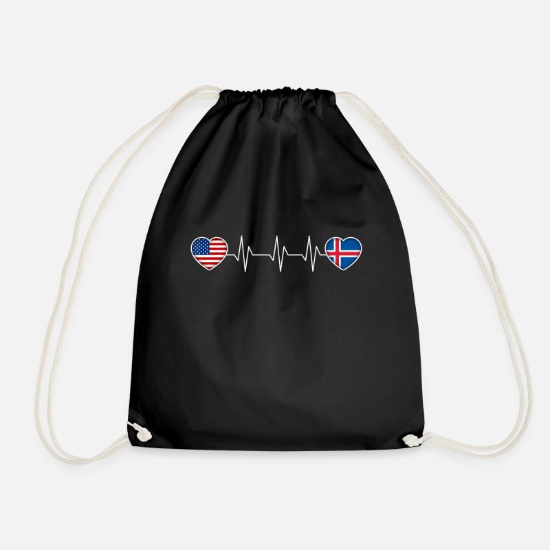 Islande - Sac de sport léger - noir